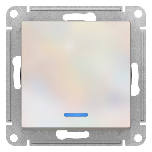 

Выключатель Schneider Electric ATN000413 AtlasDesign, 1-клавишный, с подсветкой, сх.1а, 10АХ, механизм, жемчуг, ATN000413