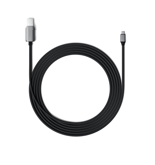 

Кабель Satechi ST-YH8KCM USB-C To HDMI 2.1 8K - space gray, ST-YH8KCM