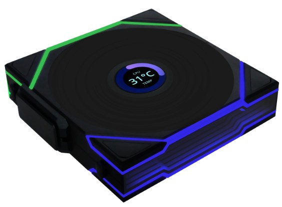 Изображение товара Вентилятор Lian Li G99.14TLLCD1W1B.R0 для корпуса ПК с ARGB и PWM регулировкой