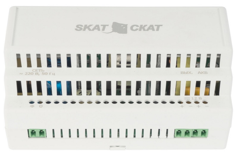 

Источник питания Бастион SKAT-12-8.0 DIN (СКАТ ИБП-12/8-DIN) 12В 8А пластиковый корпус под DIN рейку 35 мм (587), SKAT-12-8.0 DIN (СКАТ ИБП-12/8-DIN)