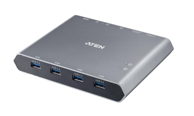 

Коммутатор Aten US3311-AT-G USB-концентратор, электрон., USB, ноутбук+смарт-фон > 4 устройства, 2 USB 3.2 Gen 1 C -тип > 4 USB 3.2 Gen 1 A-тип + DP, F, US3311-AT-G