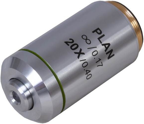 

Объектив Levenhuk MED 20x/беск 76076 Levenhuk планахроматический, MED 20x/беск