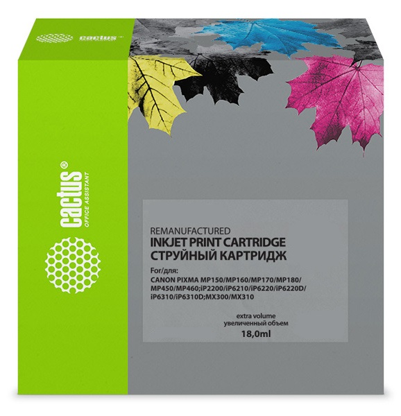 

Картридж Cactus CS-CL51 для Canon Pixma MP150/ MP160/ MP170/ MP180/ MP450 /MP460, CS-CL51