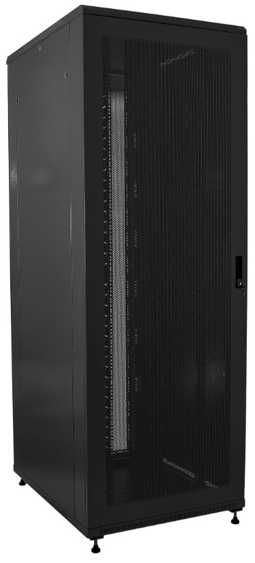 

Шкаф напольный 19", 47U W&T D4780100BWTWOF 800x1000mm черный, передняя и задняя дверь перфорированная, без вентилятора,, D4780100BWTWOF