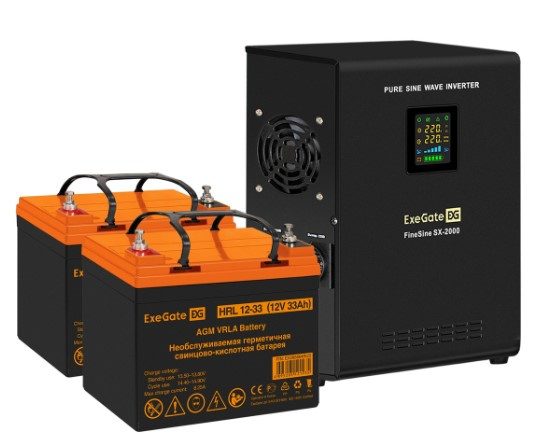 Изображение товара Комплект Exegate FineSine SX-2000.LCD.AVR.2SH