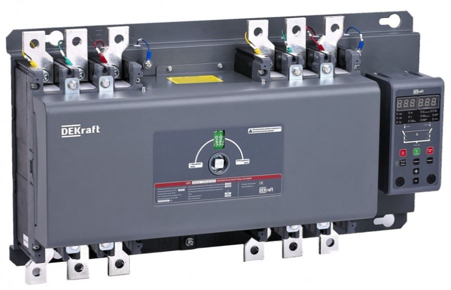 Автоматический ввод резерва DEKraft 41044DEK на авт. выкл. со встр. блоком управления 200А, 3Р, 50кА АВР-304