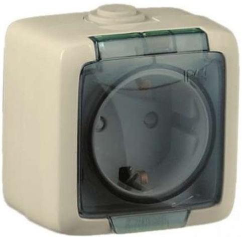 Изображение товара Розетка с заземлением HEGEL РА16-211 высокая безопасность и надежность