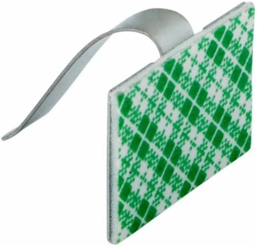 

Площадка Rexant 07-2430 самоклеящаяся металлическая с клипсой 30х20 мм (100 шт/уп), 07-2430