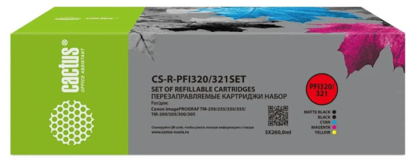 фото Картридж струйный Cactus CS-R-PFI320/321SET в Самаре