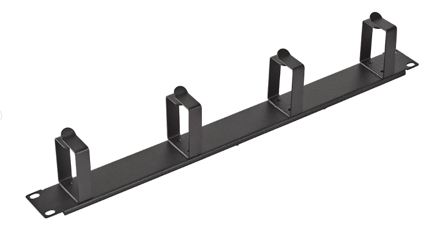 

Кабельный организатор ССД 130411-01107 горизонтальный 4 кольца ОКГ-19"-1U-Ч черный, 130411-01107