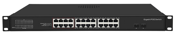

Коммутатор неуправляемый GIGALINK GL-SW-G005-24P 24PoE (802.3af/at)-1000Мбит/с, 17-24 порт до 250м cat6, 2 SFP- 1000Мбит/с , 400W, GL-SW-G005-24P