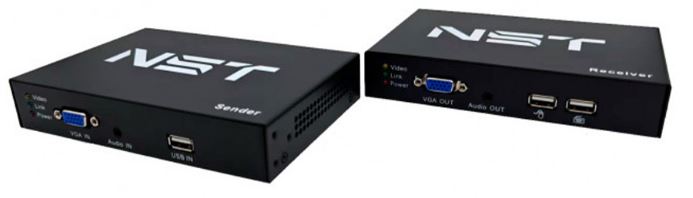 

Удлинитель KVM NST NS-HDU-VGA-KVMR VGA+USB по витой паре с поддержкой Audio, до 120м, NS-HDU-VGA-KVMR