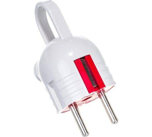 Изображение товара Вилка Lezard 715-0201-602 угловая с заземлением для бытовых электроприборов