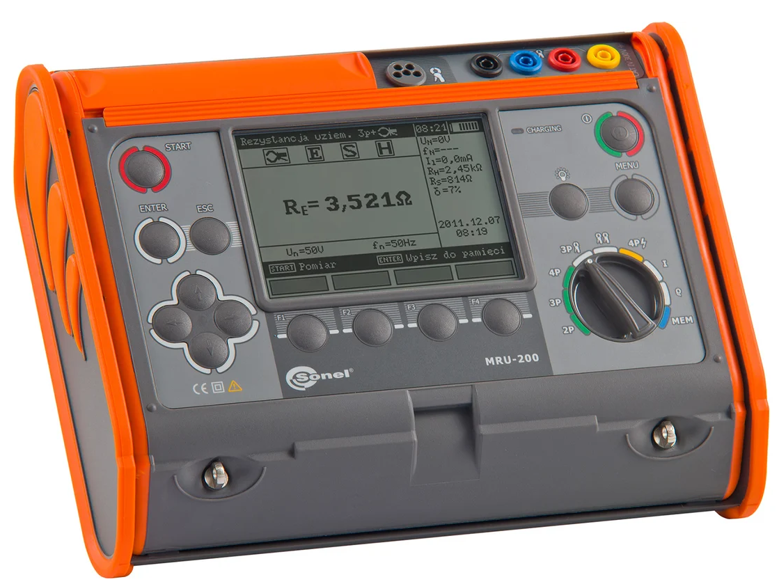 

Измеритель Sonel MRU-200 параметров заземляющих устройств, MRU-200