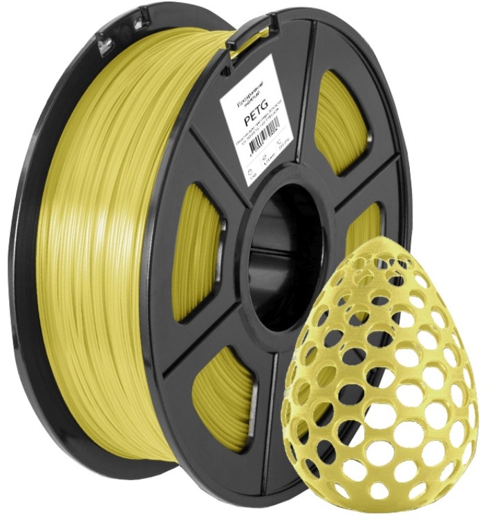 

Пластик для принтера 3D PETG Cactus CS-3D-PETG-1KG-T-YELLOW D1.75ММ 1КГ L316М 1ЦВ., CS-3D-PETG-1KG-T-YELLOW