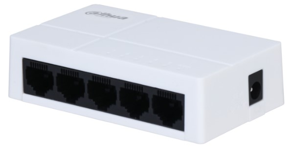 

Коммутатор неуправляемый Dahua DH-PFS3005-5GT-L 5-в-1, 5 портов/до 10 Гбит.с/белый, DH-PFS3005-5GT-L