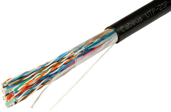 Изображение товара Кабель витая пара Cabeus UTP-25P-Cat.5-OUT 500 м для внешних сетей