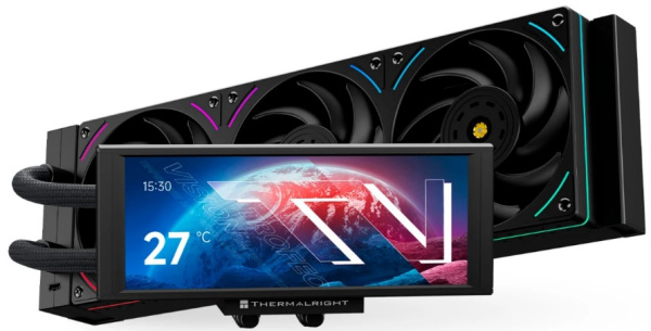 Изображение товара Система охлаждения Thermalright Trofeo Vision 360 ARGB Black с ARGB подсветкой