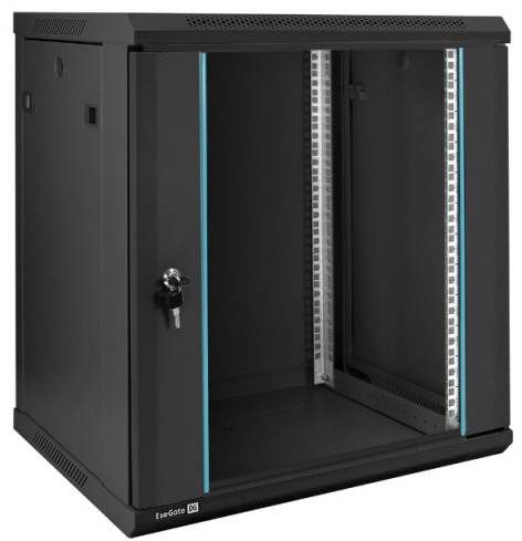 фото Шкаф настенный 19", 12U Exegate EC-WM-12U.450.G.BLACK в Уфе