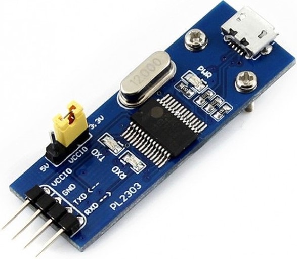 

Преобразователь Waveshare PL2303 USB UART Board [micro], PL2303 USB UART Board [micro]