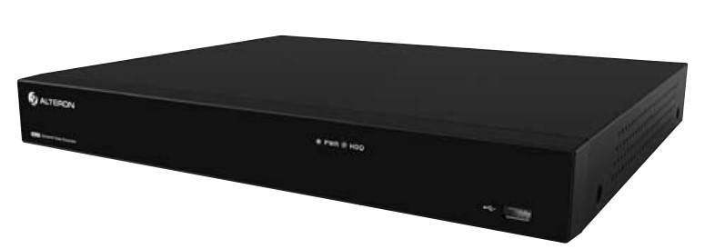 Видеорегистратор IP Alteron KN167-IP 16-ти канальный, H.264, Поддерживаемые разрешения:5MP/3MP/1080P/960P/720P@25/30FPS, макс. входящий трафик 200Мбит