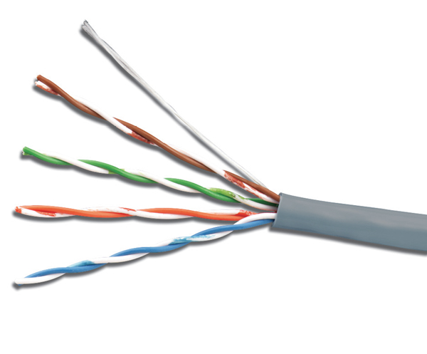 

Кабель витая пара U/UTP 5e кат. 4 пары 5bites US5505-100A 24AWG(0.50 мм), омедненный алюминий (CCA), одножильный (solid), внутренний, PVC, серый, уп/1, US5505-100A