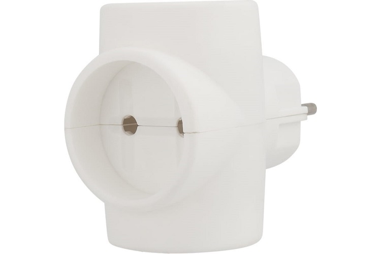 

Тройник Rexant 11-1068 электрический 6A б/з белый 220 В, 11-1068