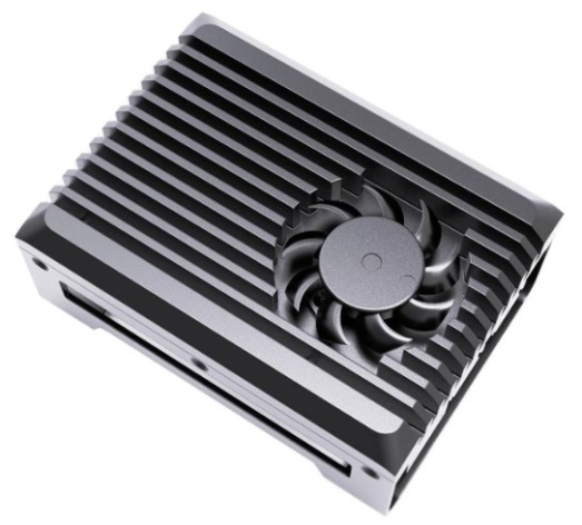 Изображение товара Радиатор для одноплатных компьютеров RockPi AE002B алюминиевый компактный охлаждающий