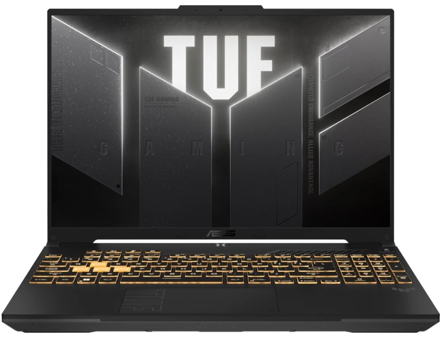 

Ноутбук ASUS TUF F16 FX607VU-RL061 90NR0N06-M002T0 5-210H/16GB/512GB SSD/GeForce RTX 4050 6GB/16" IPS/WiFi/BT/cam/noOS/grey, TUF F16 FX607VU-RL061