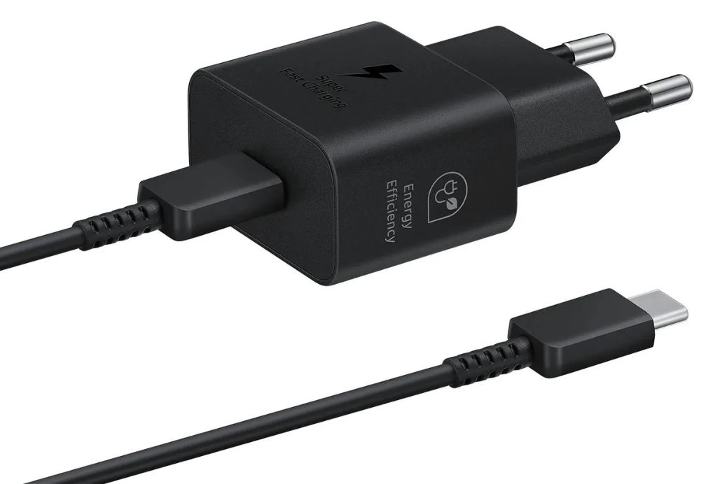 

Зарядное устройство сетевое Samsung EP-T2510 25W 3A (PD) USB Type-C черный, EP-T2510