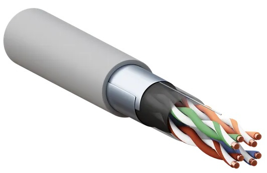 фото Кабель витая пара  EKF TRP-5EFTP-04PVC-GY-IN3 в Самаре