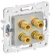 фото Розетка аудио IEK SK-S40-K23
