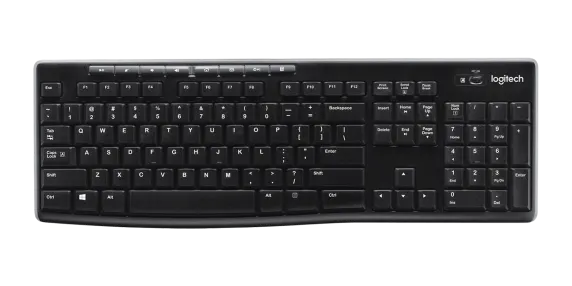 

Клавиатура беспроводная Logitech K270 черная, 920-003058, K270