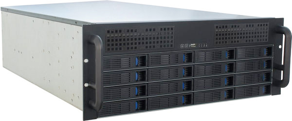 

Корпус серверный 4U Procase ES416-SATA3-B-0 16 SATA3/SAS 6Gb hotswap HDD, черный, без блока питания, глубина 650мм, MB 12"x13", ES416-SATA3-B-0