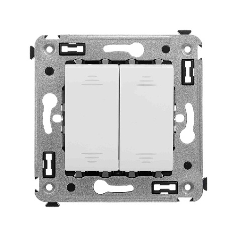 Изображение товара Инвертор двухклавишный DKC 4400124 для скрытой монтажа, управление освещением