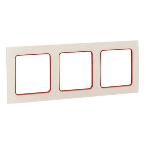 Изображение товара Рамка тройная EKF EAM-G-304-10 для электроустановок белая