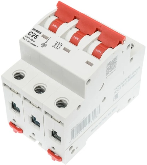 

Автоматический выключатель модульный DKC MD63S-3PC25 YON max типа MD63S 4,5кА 3P (C) 25А (кратность 4шт), MD63S-3PC25
