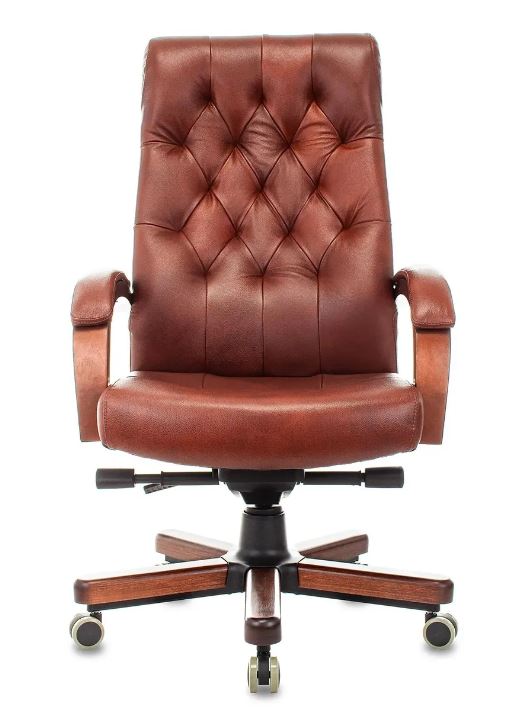 

Кресло Бюрократ T-9928WALNUT/CHOK T-9928WALNUT светло-коричневый Leather Eichel кожа крестов. металл/дерево, T-9928WALNUT/CHOK