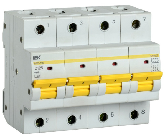 Автоматический выключатель IEK MVA50-4-125-C
