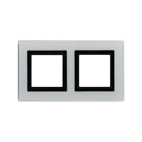 

Рамка из натурального стекла DKC 4404824 для встраиваемых в стену ЭУИ серии Avanti, светло-серая, 4 модуля, "Avanti", 4404824