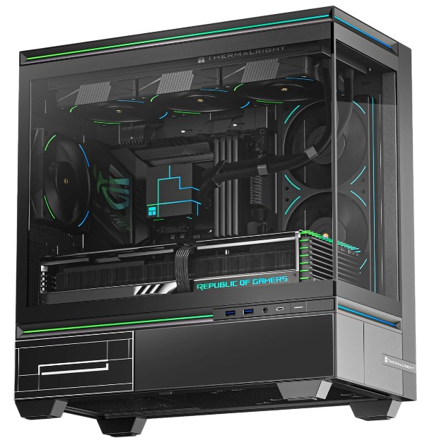 

Корпус mATX Thermalright M10 Black TRTLM10B без БП, боковая панель из закалённого стекла, USB Type-C, 2*USB 3.0, M10 Black