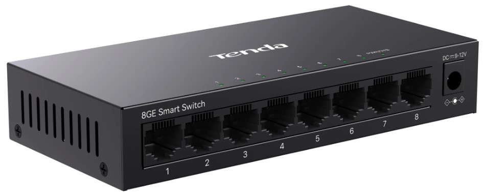

Коммутатор управляемый Tenda TEG2208D облачный, 8x1 Гбит/с, металлический корпус, TEG2208D