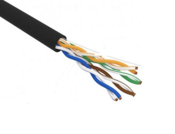

Кабель витая пара U/UTP 5e кат. 4 пары Rexant 01-0045-R PE, 4PR, 24AWG, OUTDOOR, SOLID, черный, 305м, РФ REXANT, 01-0045-R