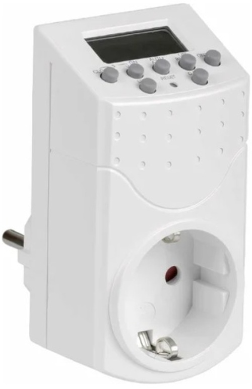 

Розетка-таймер IEK ERT-10-1-16-N-01-5-20-K01 РТЭ-1 электронный 1мин 7дн 140on/off 16А IP20, ERT-10-1-16-N-01-5-20-K01