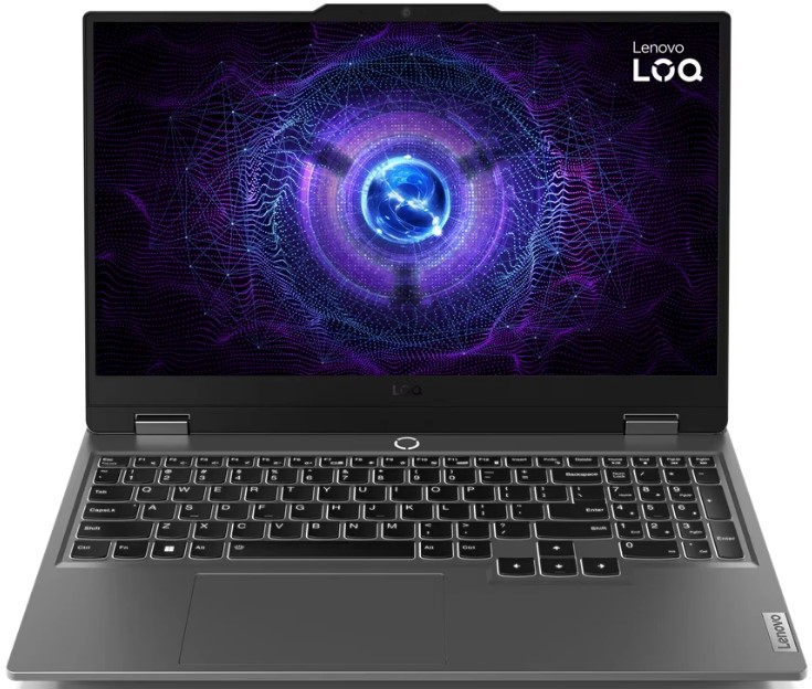 

Ноутбук Lenovo LOQ 15IRX9 83DV01EQSA i5-13450HX/16GB/512GB SSD/GeForce RTX 4050 6GB/15.6" FHD IPS/WiFi/BT/Cam/noOS/grey, LOQ 15IRX9