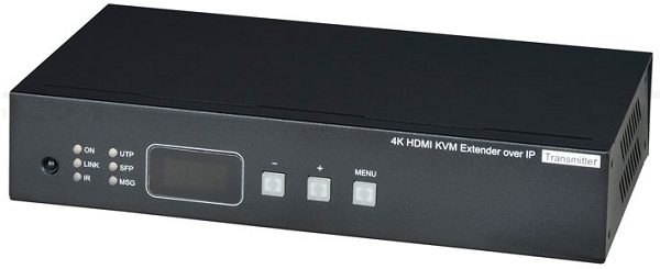 

Передатчик SC&T HKM02BPT-4K KVM: HDMI, USB, аудио, RS232 и ИК сигналов по Ethernet до 150м (CAT5e/CAT6). Позволяет передавать HDMI(1.4, до 4K(30Гц), U, HKM02BPT-4K