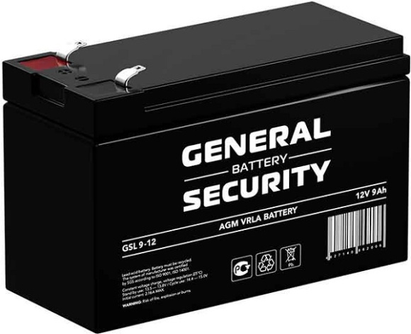 фото Аккумулятор  General Security GSL9-12 в Уфе