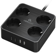фото Сетевой фильтр  Cablexpert PLT-4-C2U2-B-2