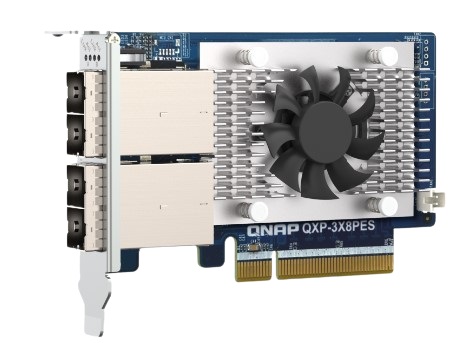 

Карта расширения QNAP QXP-3X8PES PCIe, 64 Гбит/с, 2 порта SFF-8644 1x2, PCIe Gen3 x8, QXP-3X8PES