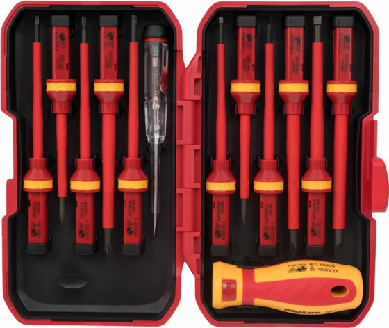 Изображение товара Набор диэлектрических отверток Gigant GBSD-7 для электромонтажных работ